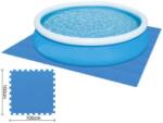 Polifoam medence alátét szőnyeg puzzle 1000x1000x10mm kék piros (PMA-01)