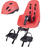 Bobike első gyerekülés ONE mini + in-mold gyereksisak szettben, flamingo pink XS