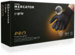 Mercator Medical Set 50 de manusi nepudrate, din nitril, texturate, portocalii, marimea M, MERCATOR