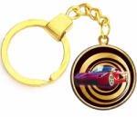 Maria King CARSTON Elegant sportautó kulcstartó ezüst vagy arany színben (STM-üv-jar-ku-011d)