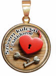 Maria King Szívem kulcsai - medál lánccal vagy kulcstartóval (STM-üv-to-77)