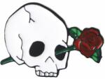 Maria King Koponya és rózsa kitűző 2 (WK34)