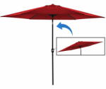Garden Line Umbrela gradina cu inclinatie, diametru 3 m, inaltime 245 cm, rosie