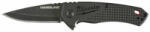 Milwaukee sima élű 64 mm, D2 acél, fekete összecsukható kés (4932492452)