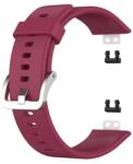 gigapack Huawei Watch Fit pótszíj (egyedi méret, szilikon, állítható) bordó (GP-108420)
