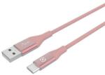 Celly Cablu de date Celly USBTYPECCOLORPK, USB-A - USB Type-C, 15W/3A, 1m (Roz) (USBTYPECCOLORPK)