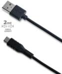 Celly Cablu de date CCelly USB-C2M, USB-A - USB-C, 15W, 2m (Negru) (USB-C2M)