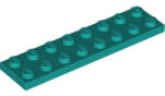 LEGO® 3034c39 - LEGO sötét türkiz lap 2 x 8 méretű (3034c39)
