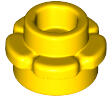 LEGO® 24866c3 - LEGO sárga lap 1 x 1 méretű, virág 5 szirommal (24866c3)