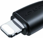 JOYROOM Кабел Joyroom Surpass Series, USB към Lightning, 2.4A, 1.2m, черен (S-UL012A11) (S-UL012A11B)