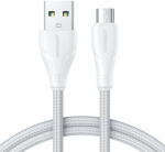 JOYROOM Кабел за бързо зареждане и трансфер на данни Joyroom Surpass Series, USB към micro USB, 2.4A, 2m, бял (S-UM018A11) (S-UM018A112W)