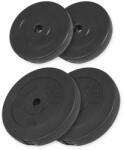 Gorilla Sports Súlytárcsa szett műanyag 30 kg fekete (100676-00006-0115) - kokiskashop Súlytárcsa