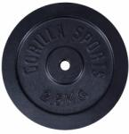 Gorilla Sports Öntöttvas súlytárcsa fekete 2, 5 kg - kokiskashop - 4 490 Ft Súlytárcsa