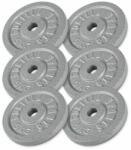 Gorilla Sports Öntöttvas súlytárcsa szett 6 x 5 kg (100180-00002-0113) - kokiskashop Súlytárcsa