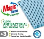 Convoy World 3 бр антибактериални кърпи с абразивни точки Magic Clean от серия Premium (CWHSTC102)