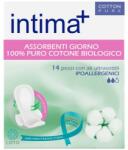 Intima Plus Absorbante Hipoalergenice Intima Plus, 100 % Bumbac, Zi, 14 Bucati