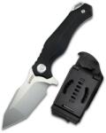 KUBEY Golf Fixed AUS-10 Blade Knife Black G-10 Handle with Kydex Sheath KU230C (KU230C)