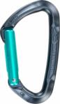 Climbing Technology Lime S D Carabiner Anthracite/Aquamarine Solid Straight Gate