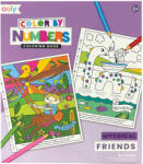 Ooly Carte de colorat pe numere - Prieteni mitologici (118-276) Carte de colorat