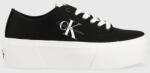 Calvin Klein Jeans tenisi FLATFORM+ CUPSOLE LOW TXT PPYX-OBD0CR_99X