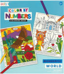 Ooly Carte de colorat pe numere - Lumea minunata (118-277) Carte de colorat