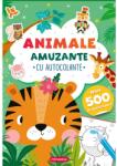 Mimorello Carte de colorat Animale amuzante - cu autocolante Mimorello EK7039 (E355180) Carte de colorat