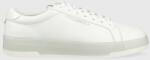 Karl Lagerfeld sneakers din piele KOURT III culoarea alb, KL51515 PPYX-OBM13F_00X