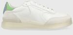 Karl Lagerfeld sneakers din piele BRINK NFT culoarea alb, KL53423 PPYX-OBM13H_00X