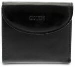 Giudi kisméretű fekete bőr pénztárca 10 × 9, 5 cm (G-6470-GD-Nero)