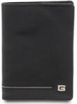 Giudi kombinált fekete-szürke színű bőr útlevél tartó 13, 5 x 9, 5 cm (G-6964-GD-COL-nero)
