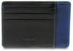 Giudi fekete-kék férfi bőr kártyatartó, pénztárca 12, 5 x 8, 5 cm (G-7074-GD-COL-nero-bluette)