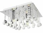 LEDLUX LX-1009 kristály mennyezeti lámpa, 3xE14, króm (2784)