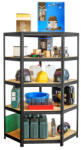 Smart Shelf Porfestett, fekete fémpolc (SCB45) (180x90-90x45) (Max: 1250kg) /2 doboz/ (SCB45)