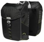 Basil dupla táska Miles Double Bag, Universal Bridge system, fekete lime