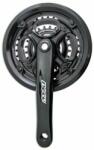  Hajtómű MTB alu karral 24/34/42T fekete 170mm - dynamic-sport