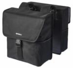 Basil dupla táska Go Double Bag, Universal Bridge system, solid fekete