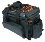 Basil csomagtartó táska Miles Tarpaulin Trunkbag XL Pro, Universal Bridge system, fekete narancs