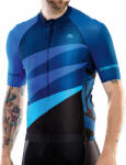 Merida CX Design Pro férfi rövid ujjú mez, fekete/kék szín, L méret