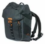 Basil egyoldalas táska és hátizsák Miles Tarpaulin bicycle daypack, Hook ON, fekete narancs