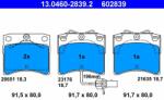 ATE set placute frana, frana disc ATE 13.0460-2839.2 (13.0460-2839.2)