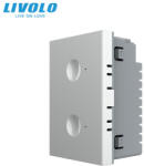 LIVOLO Modul intrerupator dublu cap scara cruce cu touch integrat Livolo Serie noua standard Italian (VL-FC2S-3IP)