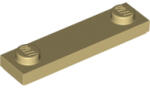 LEGO® 41740c2 - LEGO világos krémszínű (tan) lap 1 x 4 méretű, 2 bütyökkel, peremmel (41740c2)