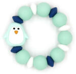  Mimijo Szilikon rágóka karkötő - zöld pingvin