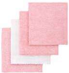 T-Tomi BIO Bamboo Baby Washcloths Balsam de spalat Pink 25 x 25 cm 4 buc