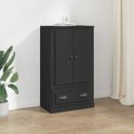 vidaXL Dulap înalt, negru, 60x35, 5x103, 5 cm, lemn prelucrat (816297) Comoda