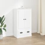 vidaXL Dulap înalt, alb, 60x35, 5x103, 5 cm, lemn prelucrat (816296) Comoda