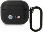 BMW AirPods 3 BMW BMA322PVTK Leather Curved Line tok fekete