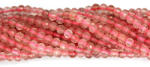  Cuart Capsuna Rotunda Fatetata Margele Pietre Semipretioase pentru Bijuterii - 3-3, 5 x 3-3, 5 mm