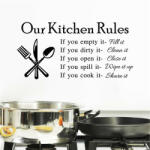  Sticker perete Our Kitchen Rules