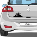  Sticker auto Watching You 3